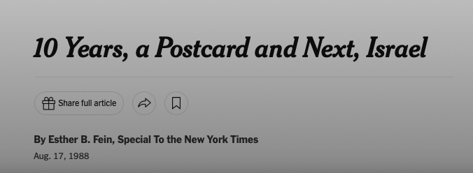 1988 NYT Article screenshot